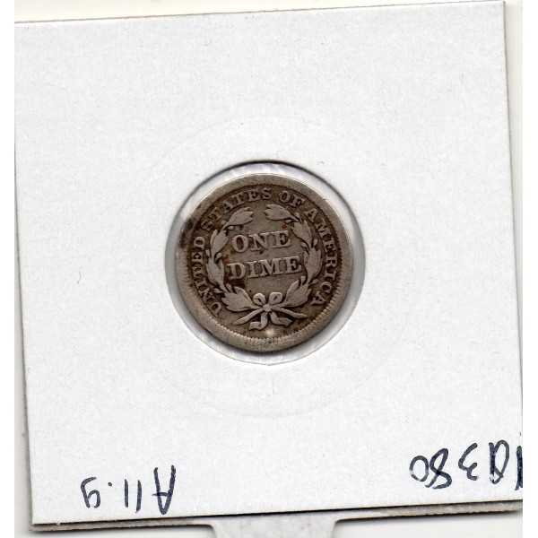 Etats Unis dime 1853 arrow B, KM.77 seated liberty