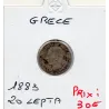 Grece 20 Lepta 1883 Sup, KM.44 George 1er