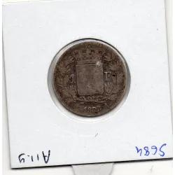 1 Franc Louis XVIII 1823 A Paris B