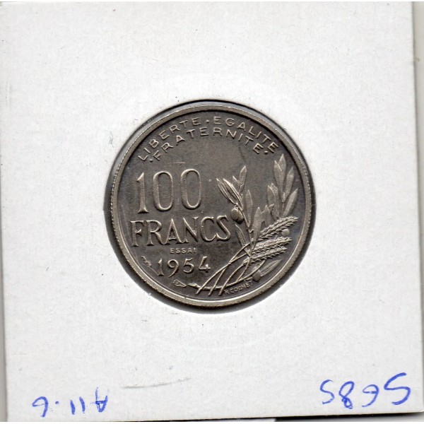Essai 100 francs Cochet 1954 Spl