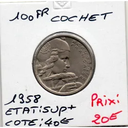 100 francs Cochet 1958 Sup+
