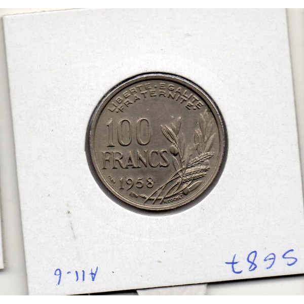 100 francs Cochet 1958 Sup+