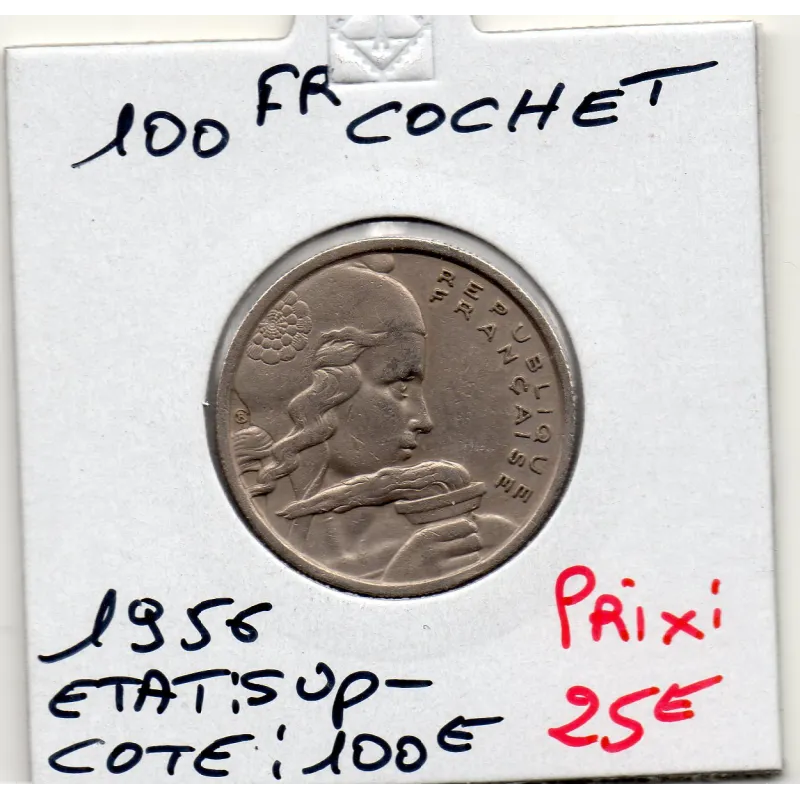 100 francs Cochet 1956 Sup-