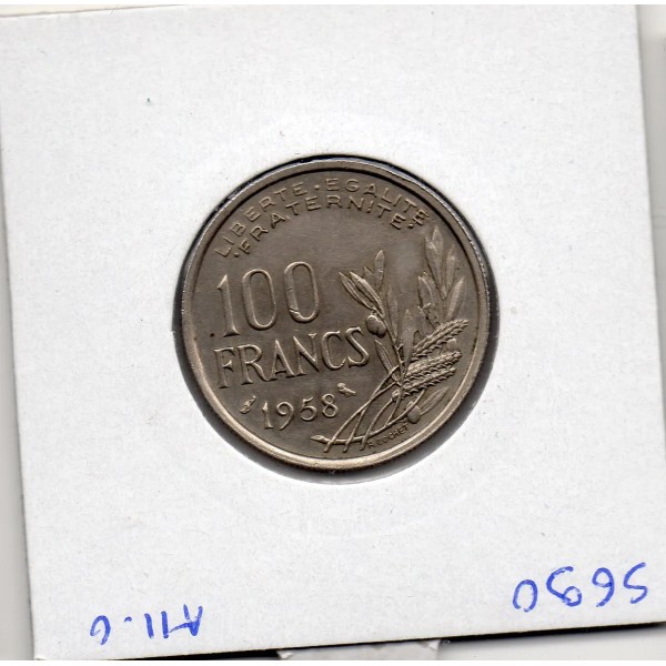 100 francs Cochet 1958 chouette Sup+