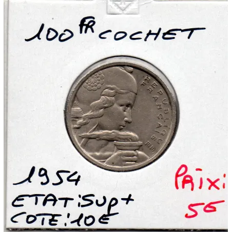 100 francs Cochet 1954 Sup+