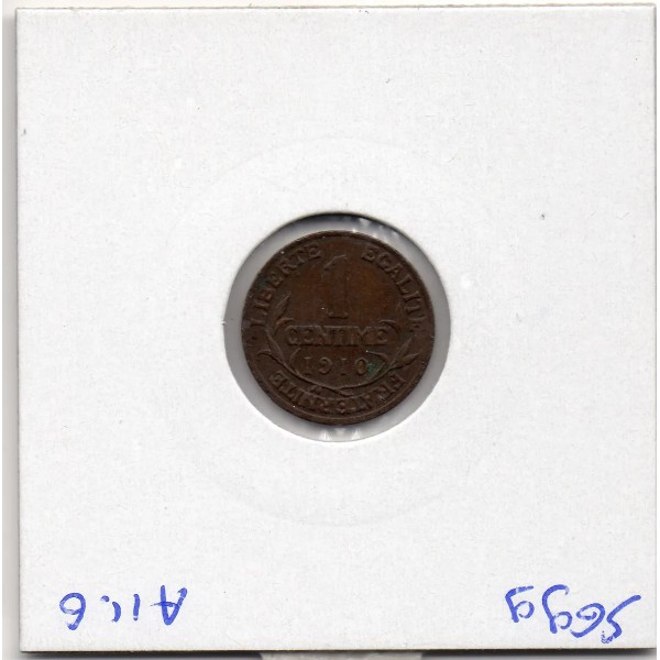 1 centime Dupuis 1910 Sup- rare