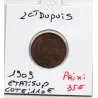 2 centimes Dupuis 1909 Sup