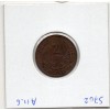 2 centimes Dupuis 1909 Sup
