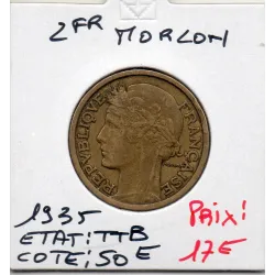 2 francs Morlon 1935 TTB