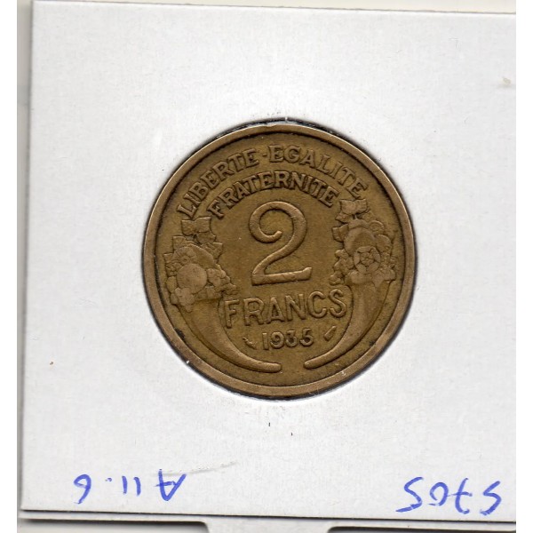 2 francs Morlon 1935 TTB