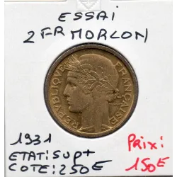 Essai 2 francs Morlon 1931 Sup+