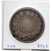 5 francs Louis Philippe 1831 Q perpignan tranche en creux TB