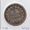 5 francs Louis Philippe 1831 MA Marseille tranche en creux TB