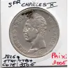 5 francs Charles X 1826 Q Perpignan TTB+