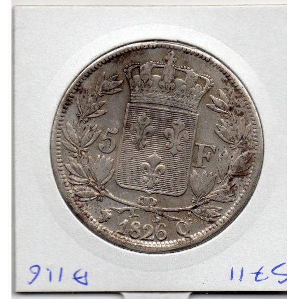 5 francs Charles X 1826 Q Perpignan TTB+