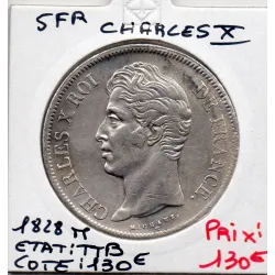 5 francs Charles X 1828 M Toulouse TTB