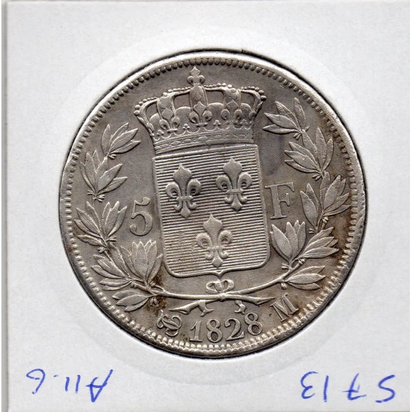 5 francs Charles X 1828 M Toulouse TTB