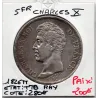 5 francs Charles X 1826 M Toulouse TTB Rayures