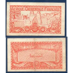 AOF P.33a, TTB Billet de 0.50 Francs 1944 Forteresse