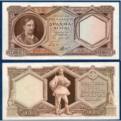 Grece P.172a, Spl Billet de 1000 Drachmai 1944 Theodoros Kolokotronis