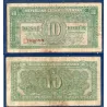 Tchécoslovaquie P.60a, B Billet de 10 Korun 1945