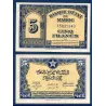 Maroc P.24, Sup+ Billet de 5 francs 1.8.1943