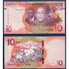 Lesotho P.26, neuf Billet de 10 Maloti 2021 3 rois modifié