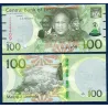 Lesotho P.29, neuf Billet de 100 Maloti 2021 3 rois modifié