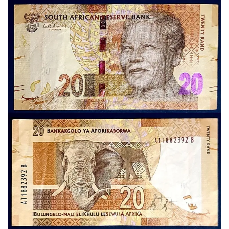 Afrique du sud P.134, TTB Billet de 20 rand 2012 Mandela