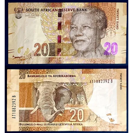 Afrique du sud P.134, TTB Billet de 20 rand 2012 Mandela