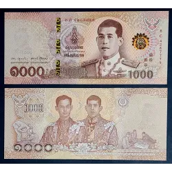 Thaïlande P.139, neuf Billet de 1000 Baht 2018 Rama IX