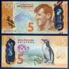 Nouvelle Zelande P.191, Sup Billet de 5 Dollars 2015 Edmund Hillary