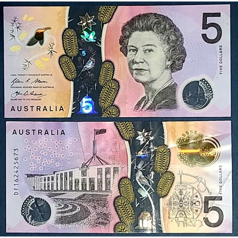 Australie P.62, TTB Billet de 5 Dollars 2016 Elizabeth II