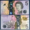 Australie P.62, TTB Billet de 5 Dollars 2016 Elizabeth II