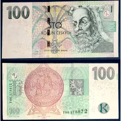 Republique Tchèque P.18f, TTB Billet de 100 Korun 2018 Karel IV
