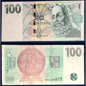 Republique Tchèque P.18g, TTB Billet de 100 Korun 2018 Karel IV