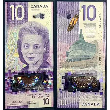 Canada P.113b, Billet de 10 dollar 2018 Viola Desmond