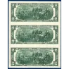 Etats Unis P.538 Neuf Dallas FW, 3 Billet uncut de 2 Dollars 2013 série K