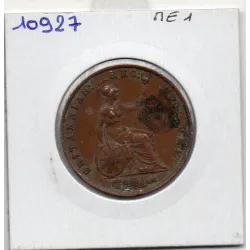 Grande Bretagne 1/2 Penny 1854 TTB+, KM 726 pièce de monnaie