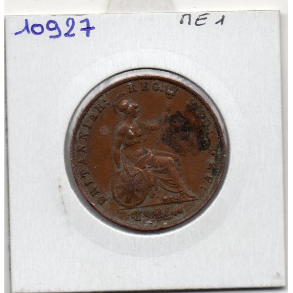 Grande Bretagne 1/2 Penny 1854 TTB+, KM 726 pièce de monnaie