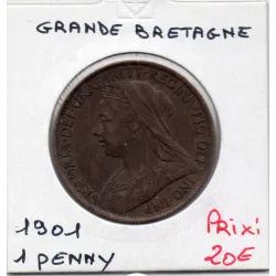 Grande Bretagne Penny 1901 Sup+, KM 790 pièce de monnaie