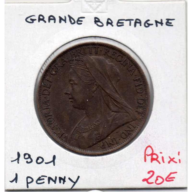 Grande Bretagne Penny 1901 Sup+, KM 790 pièce de monnaie