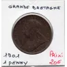 Grande Bretagne Penny 1901 Sup+, KM 790 pièce de monnaie