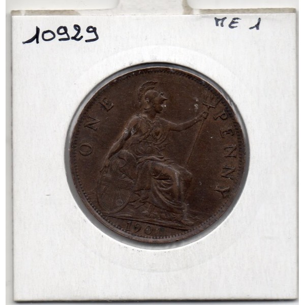 Grande Bretagne Penny 1901 Sup+, KM 790 pièce de monnaie