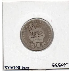 Grande Bretagne 1 shilling 1826 B, KM 694 pièce de monnaie