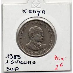 Kenya 1 shilling 1989 Sup, KM 20 pièce de monnaie
