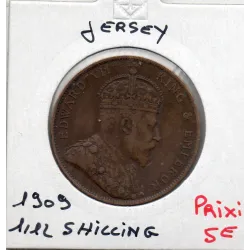 Jersey 1/12 Shilling 1909 TTB-, KM 10 pièce de monnaie