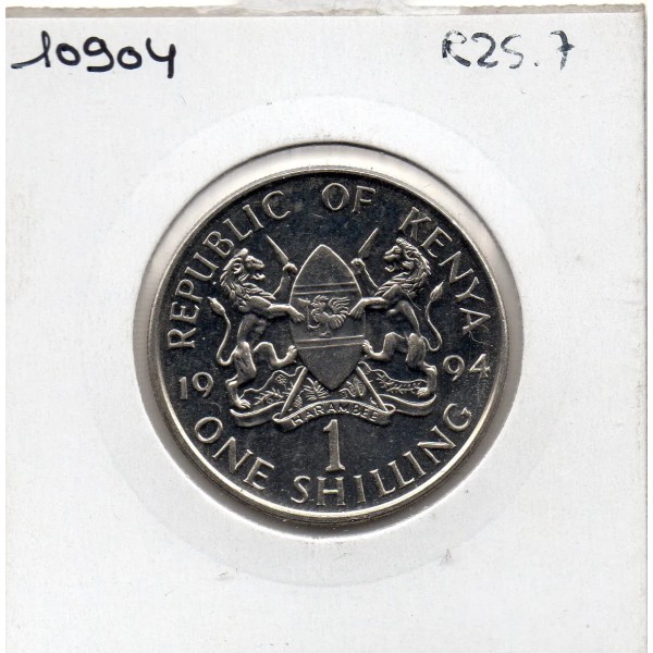 Kenya 1 shilling 1994 Spl, KM 20a pièce de monnaie