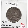 Italie 500 Lire 1961 Unité Italienne TTB,  KM 99 pièce de monnaie