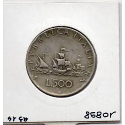 Italie 500 Lire 1961 TTB,  KM 98 pièce de monnaie